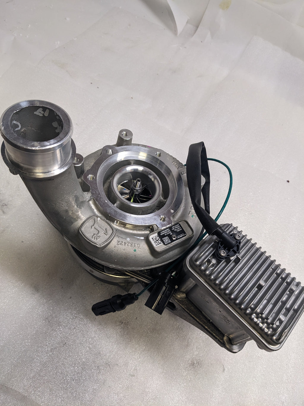 JOHN DEERE DZ127147 HIGH ACTUATOR TUBOCHARGER 12 VOLT NEW B2