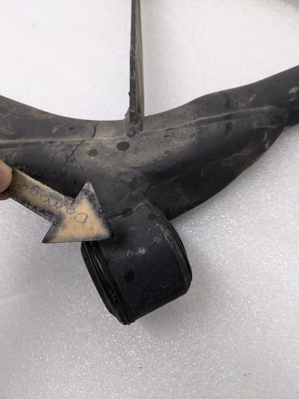 PORSCHE 92833105913 REAR LEFT CONTROL ARM FOR 928 USED #1 PG2