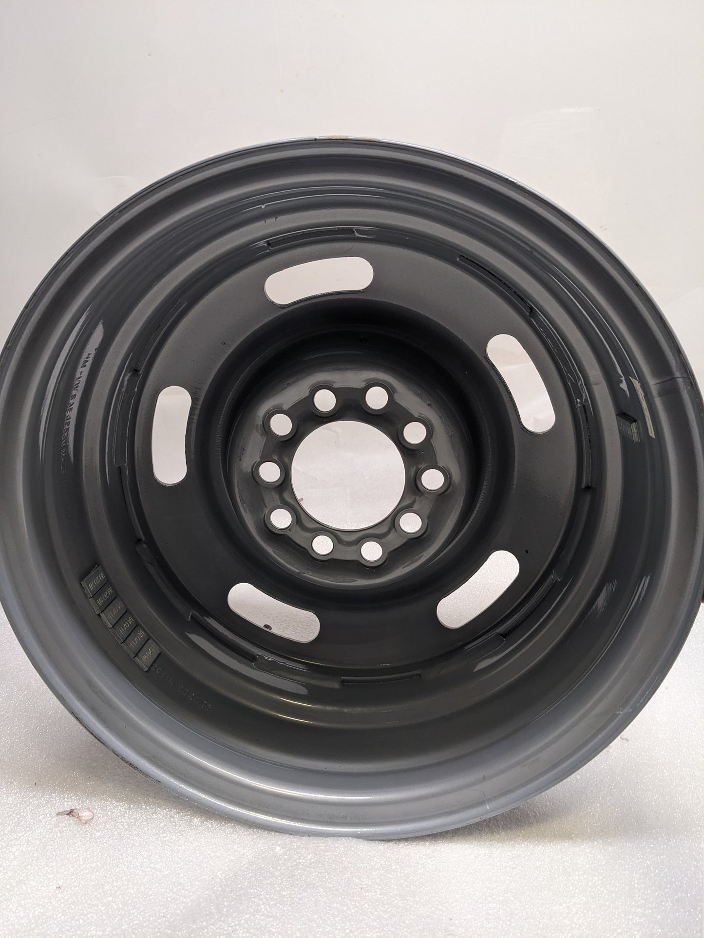 HM VW SAE-J2530 15" X 7" 10 LUG 19MM GRAY WHEEL NEW B2