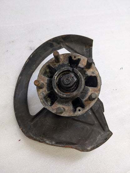 PORSCHE 92834105817 STEERING KNUCKLE AND DUST SHIELD FOR 1989-1995 928 USED PG2