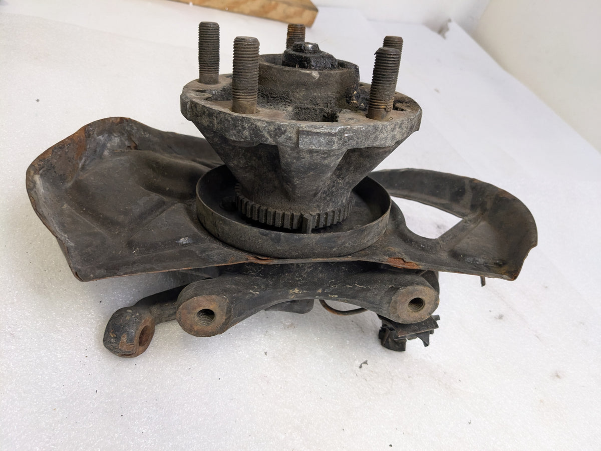 PORSCHE 92834105817 STEERING KNUCKLE AND DUST SHIELD FOR 1989-1995 928 USED PG2