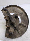 PORSCHE 94434165506 LEFT STEERING KNUCKLE AND DUST SHIELD FOR 1987-1991 944 USED #2 PG2