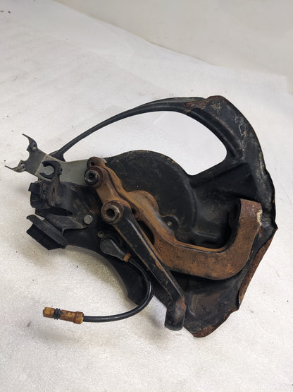 PORSCHE 928 STEERING KNUCKLE AND DUST SHIELD FOR 928 PORSCHE USED PG2