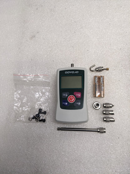 GOYOJO GF500 DIGITAL FORCE GAUGE HIGH PRECISION PUSH-PULL METER FOR TENSION & COMPRESSION TESTING UNITS NEW #1 SR