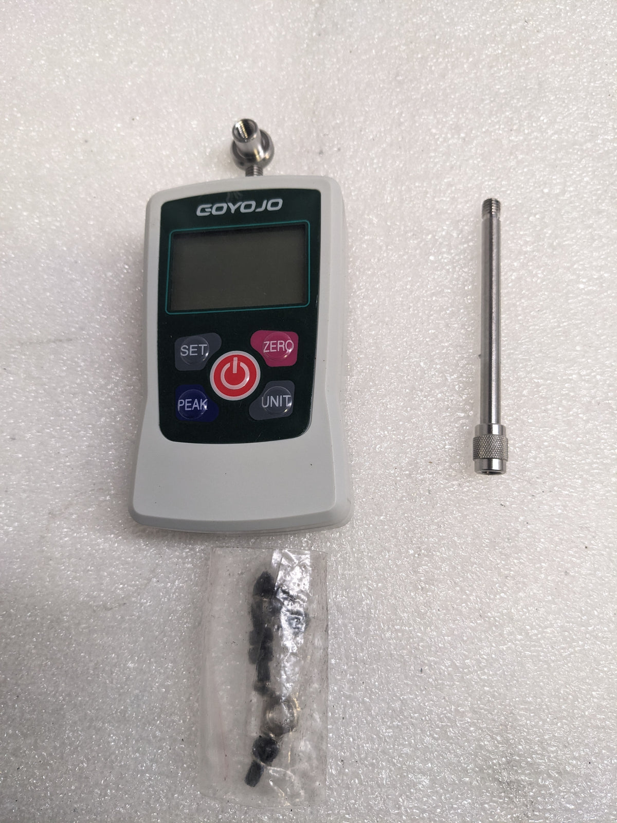 GOYOJO GF500 DIGITAL FORCE GAUGE HIGH PRECISION PUSH-PULL METER FOR TENSION & COMPRESSION TESTING UNITS NEW #2 SR