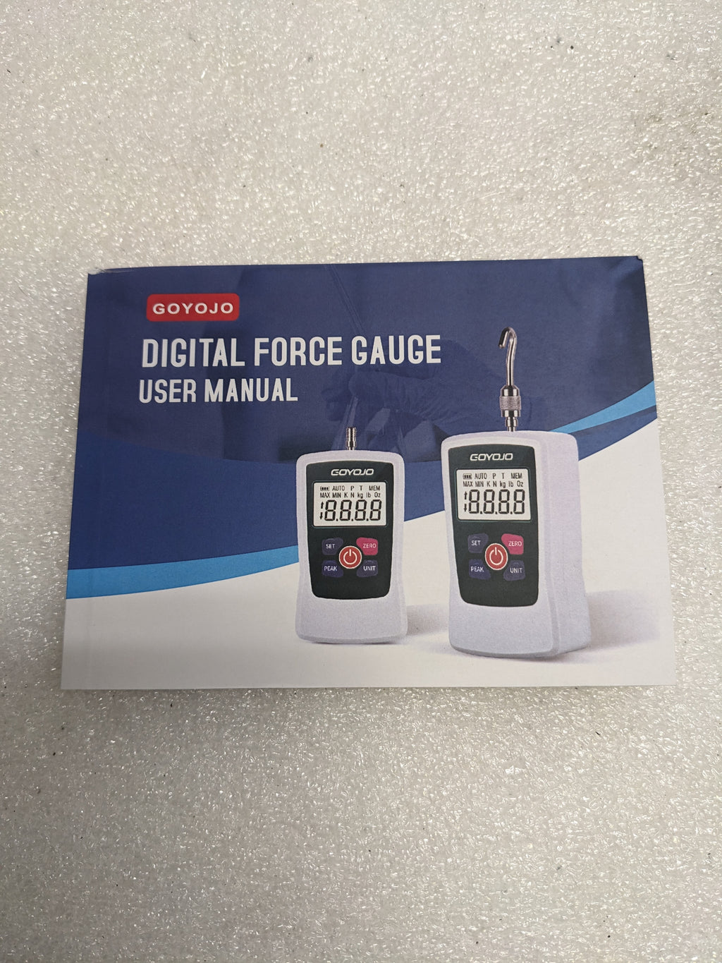 GOYOJO GF500 DIGITAL FORCE GAUGE HIGH PRECISION PUSH-PULL METER FOR TENSION & COMPRESSION TESTING UNITS NEW #2 SR