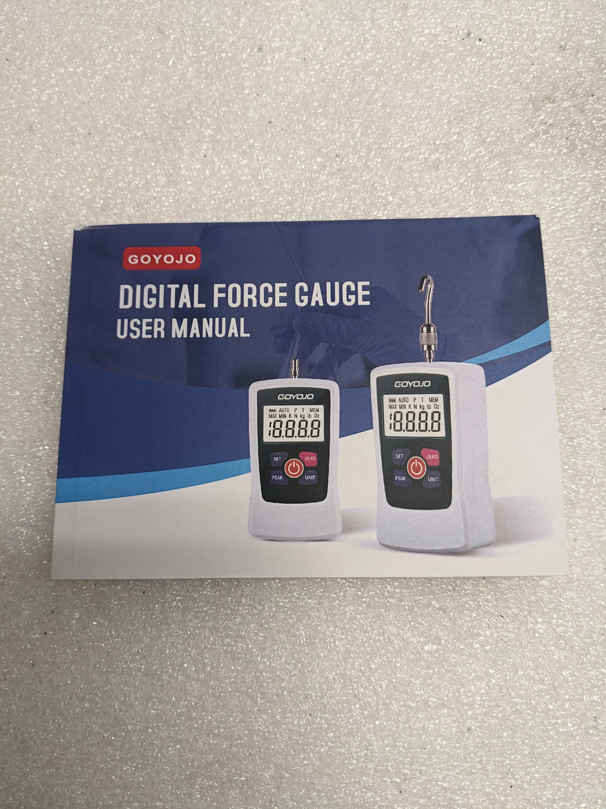 GOYOJO GF500 DIGITAL FORCE GAUGE HIGH PRECISION PUSH-PULL METER FOR TENSION & COMPRESSION TESTING UNITS NEW #2 SR