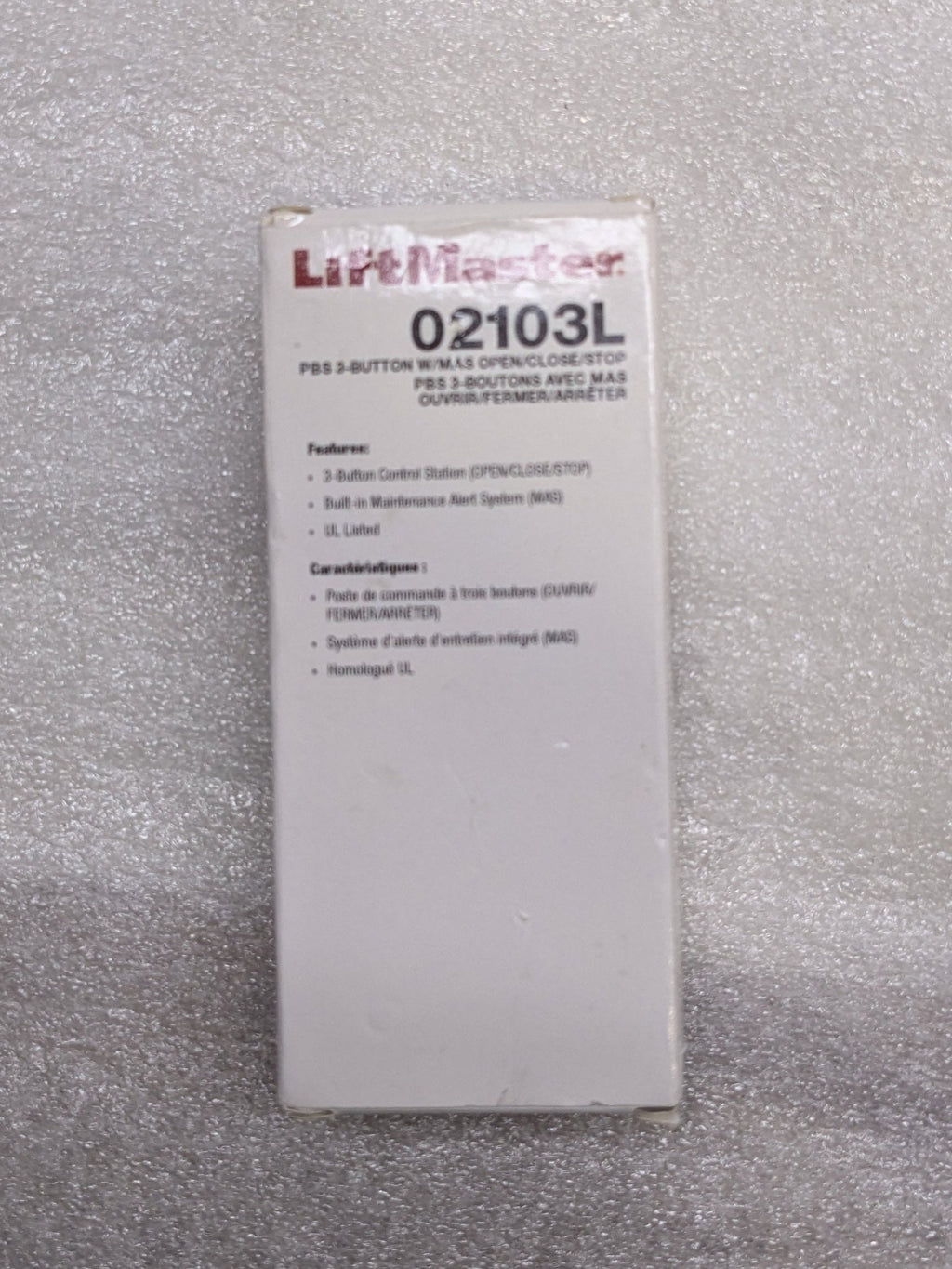 LIFTMASTER H501LR RIGHT COMMERCIAL OVERHEAD DOOR OPENER 1/2 HP 115/230V 1PH NEW B2