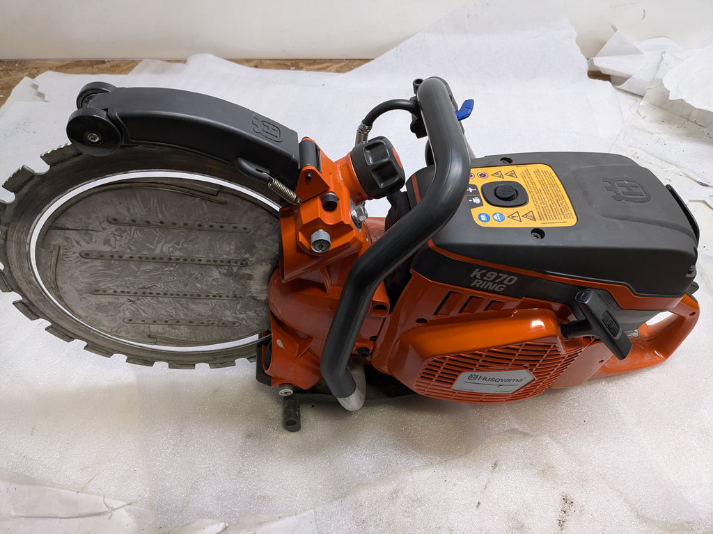 HUSQVARNA 967272301 K970 RING 14" RING SAW GAS DEEP CUTTING POWER CUTTER USED B2