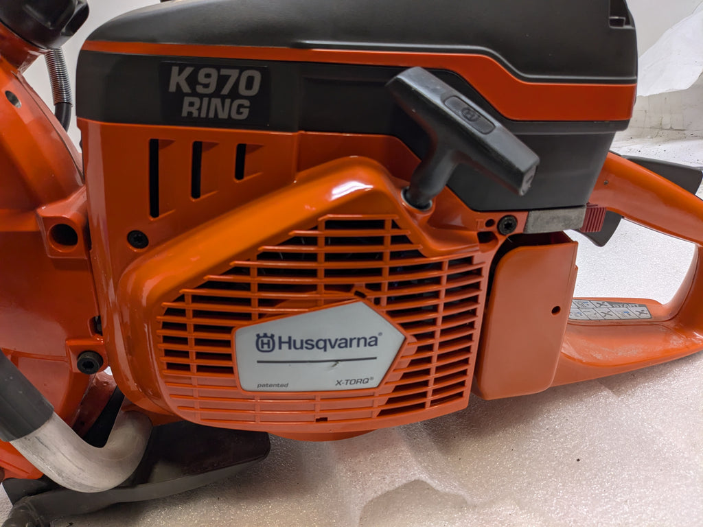 HUSQVARNA 967272301 K970 RING 14" RING SAW GAS DEEP CUTTING POWER CUTTER USED B2
