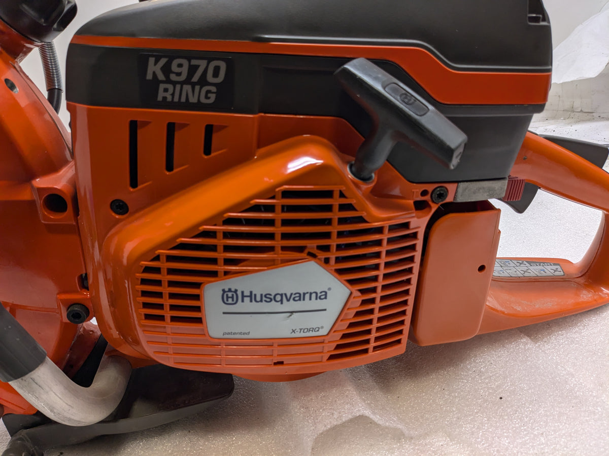 HUSQVARNA 967272301 K970 RING 14" RING SAW GAS DEEP CUTTING POWER CUTTER USED B2