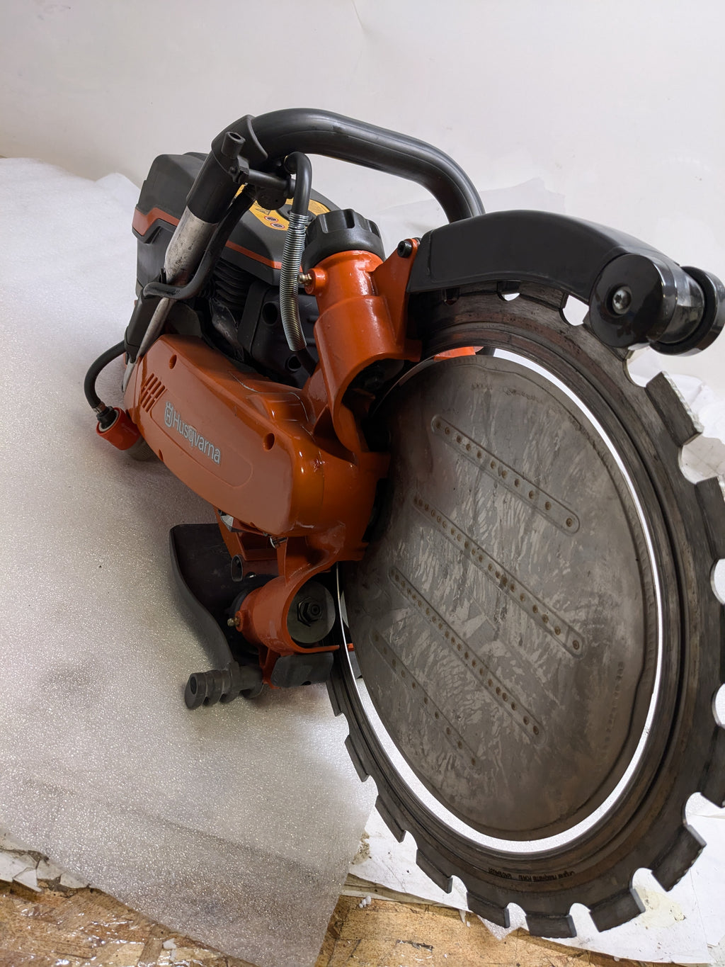HUSQVARNA 967272301 K970 RING 14" RING SAW GAS DEEP CUTTING POWER CUTTER USED B2
