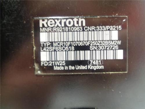 BOSCH REXROTH CONTROLS R911310163 333/P3215