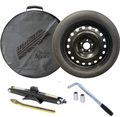 BR-507-01 SPARE TIRE TO FIT 2017-2025 TESLA MODEL 3 INCL. PERFORMANCE MODELS WITH TIRE CHANGING KIT PLUS STORAGE CASE