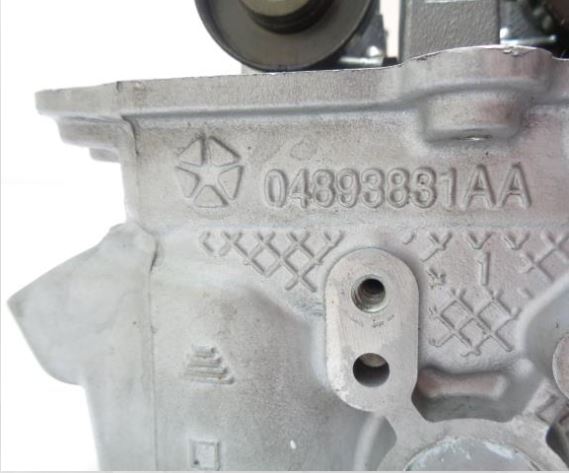 MOPAR 04893831AA LEFT CYLINDER HEAD FOR DODGE CHRYSLER JEEP 3.6L USED