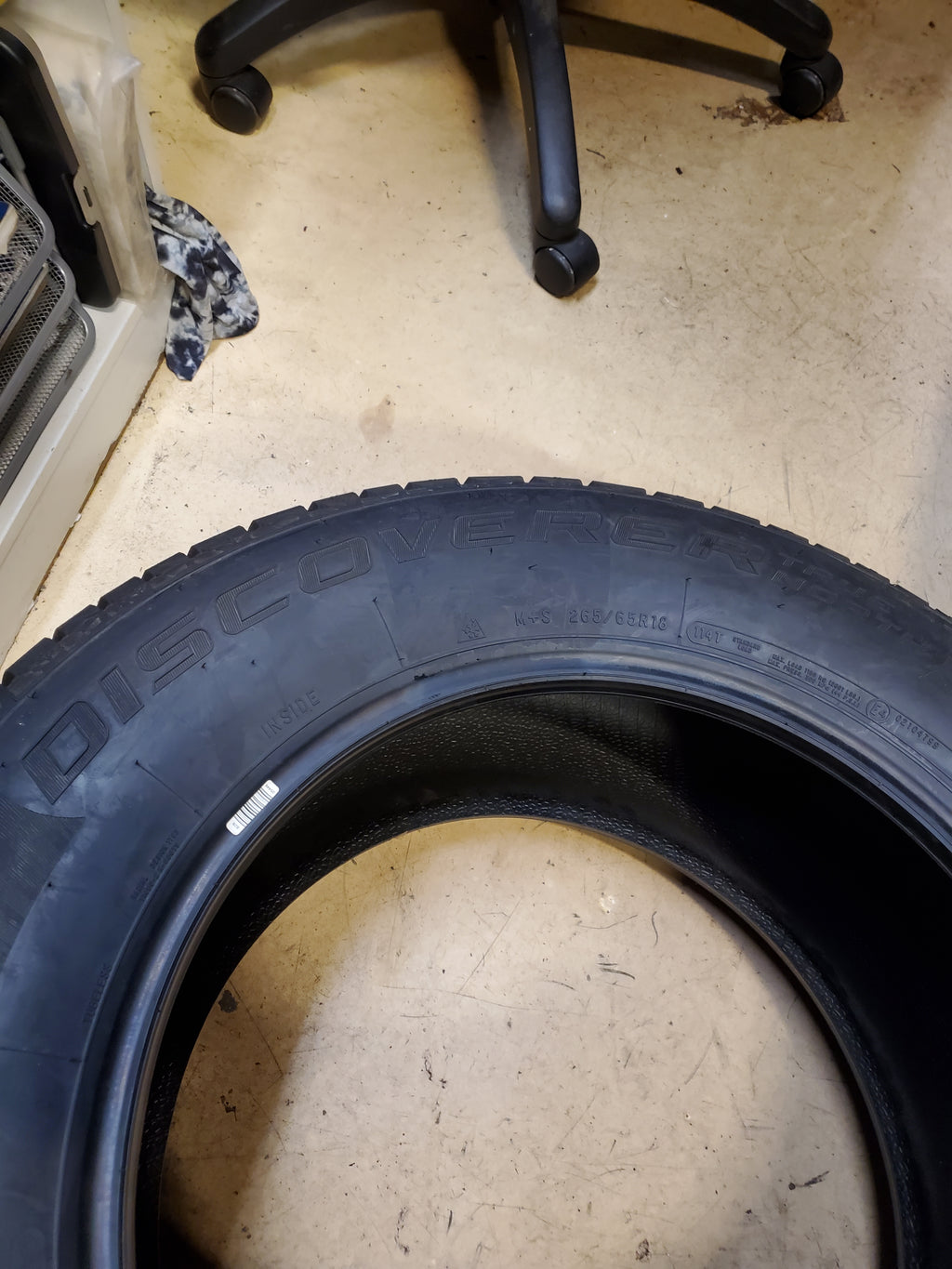 4 COOPER DISCOVERER TRUE NORTH BSW P 265 65 18 114T WINTER TIRE 166195004