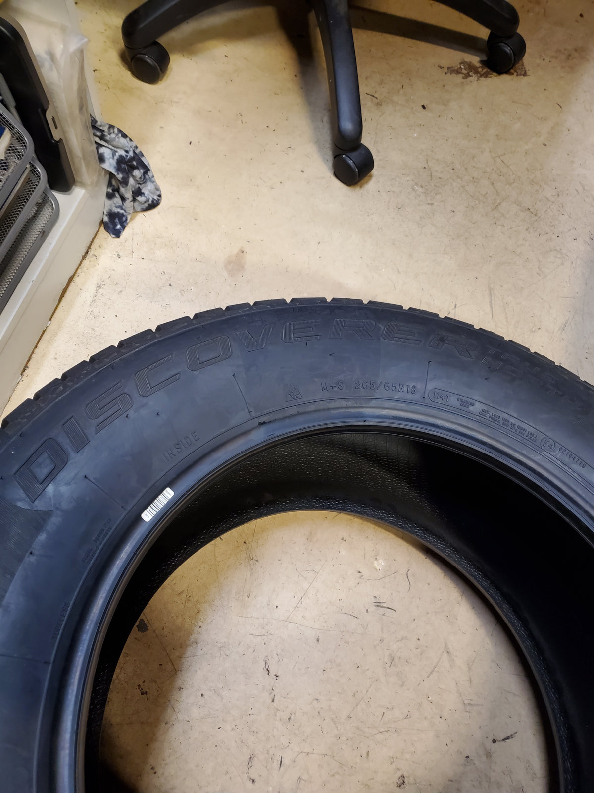 4 COOPER DISCOVERER TRUE NORTH BSW P 265 65 18 114T WINTER TIRE 166195004
