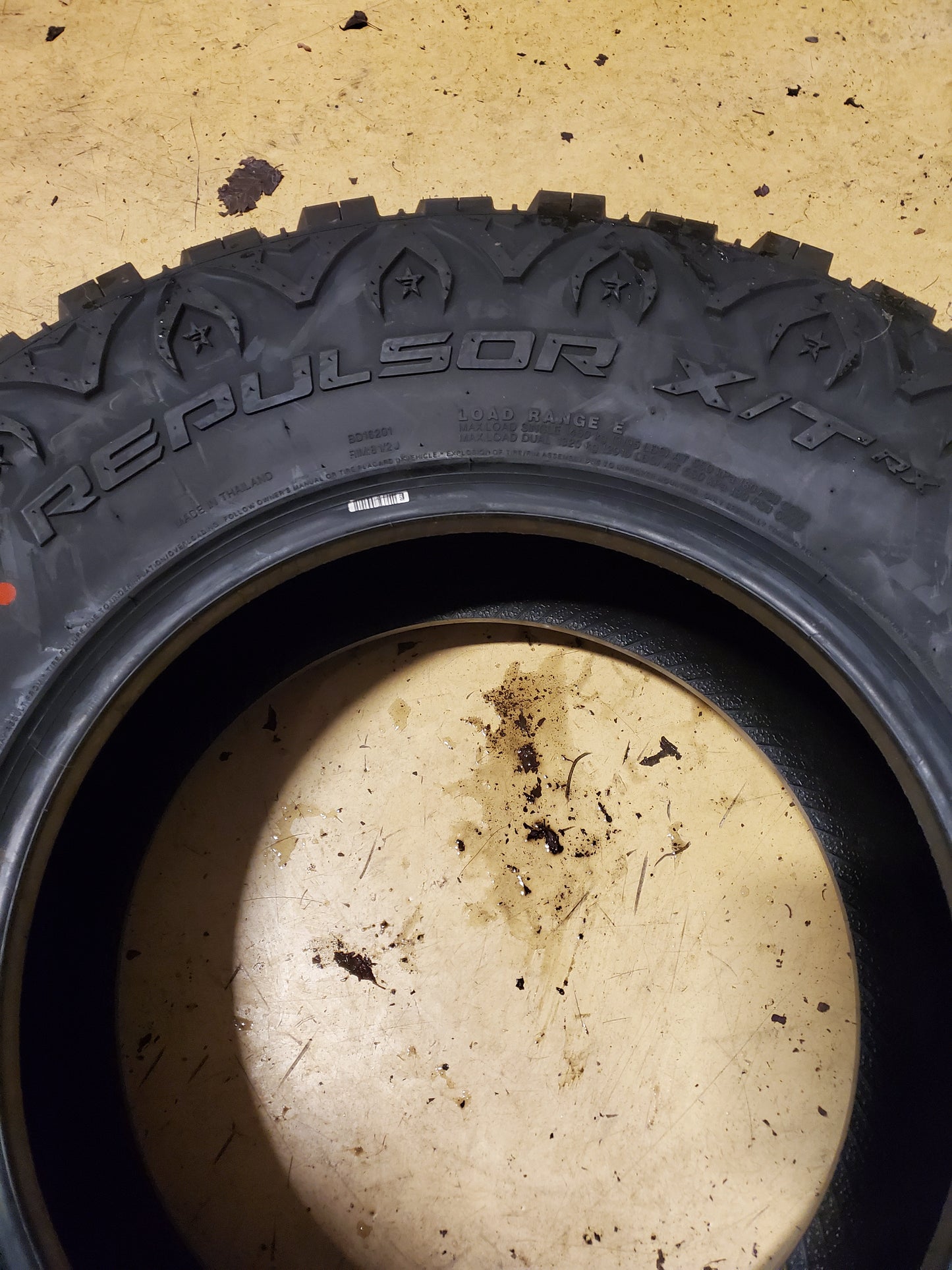 RBP REPULSOR X/T RX BSW LT 285 70 17 121/118Q 10PLY RUGGED TIRE RBPSTXT1770020