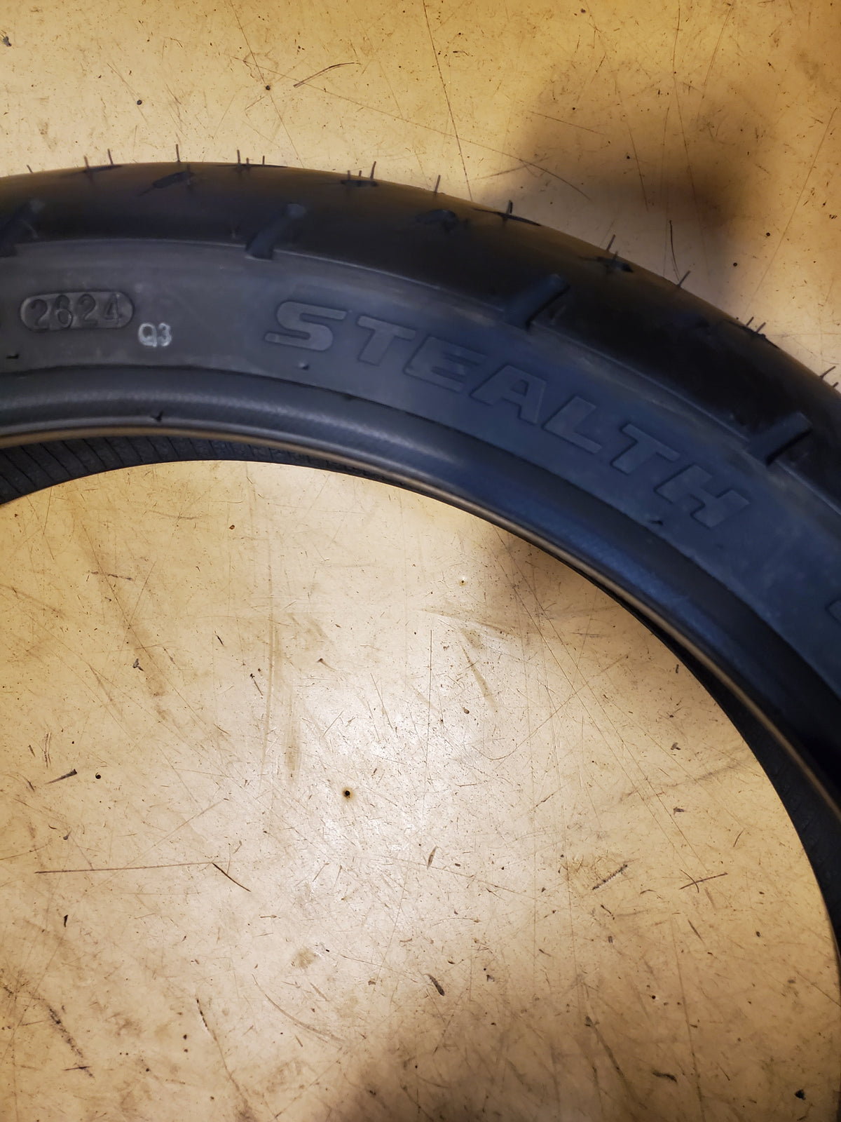SHINKO 003 STEALTH BSW 120 70 17 58W FRONT MOTORCYCLE TIRE 874001