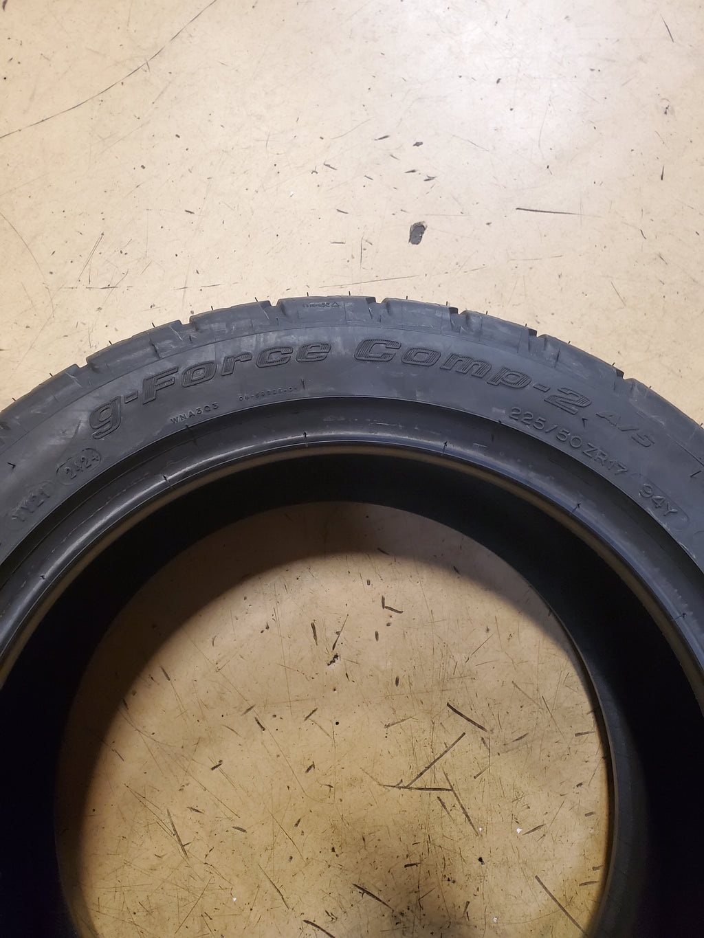 BFGOODRICH G-FORCE COMP-2 A/S BSW P 225 50 17 94Y UHP TIRE 10187