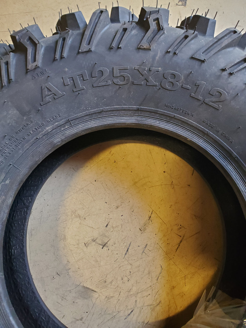 FORERUNNER TRS BSW AT 25 8 12 53F 6PLY ATV/UTV TIRE FTRS25812