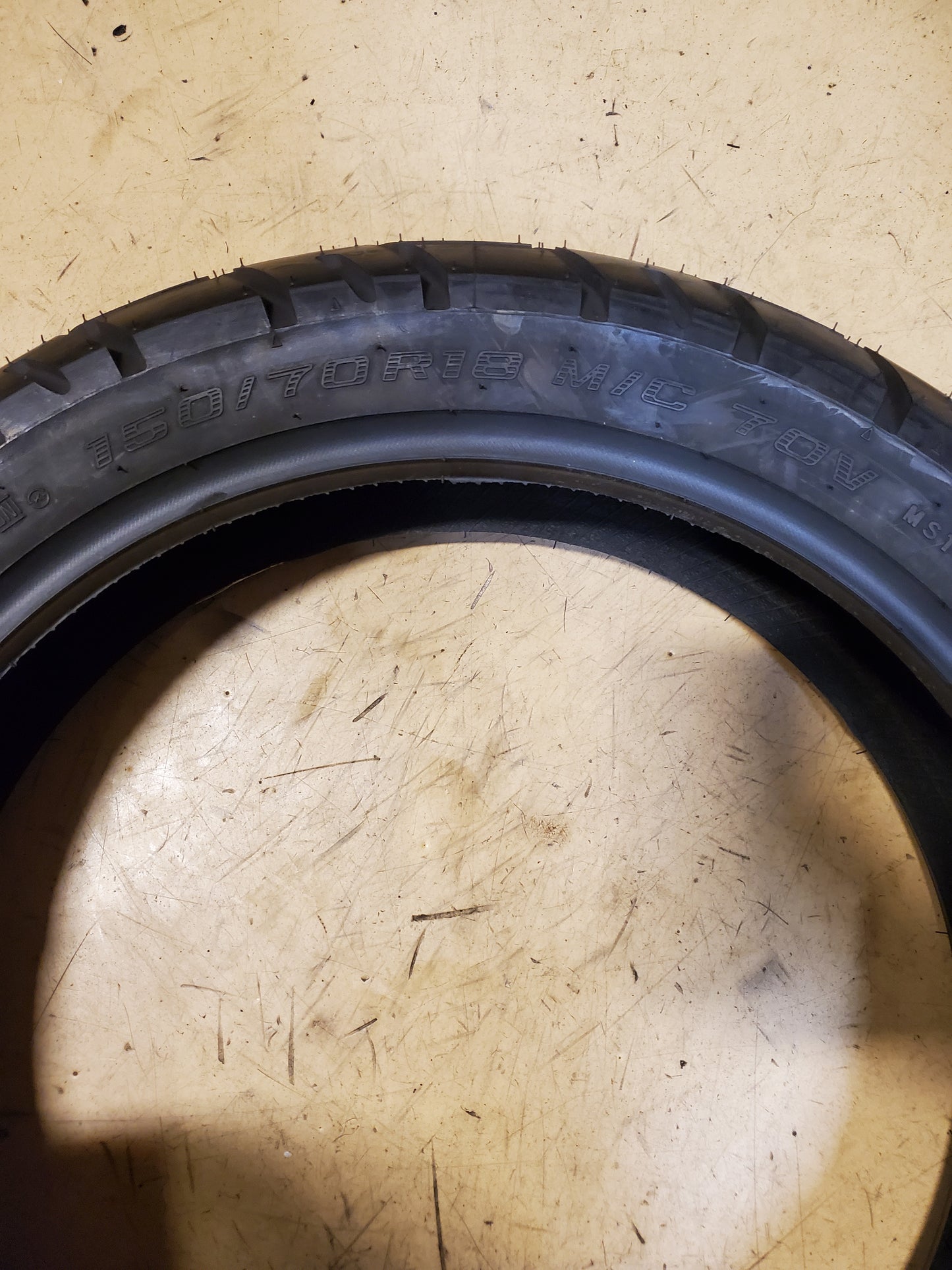 SHINKO 705 BSW 150 70 18 70V REAR MOTORCYCLE TIRE 874537