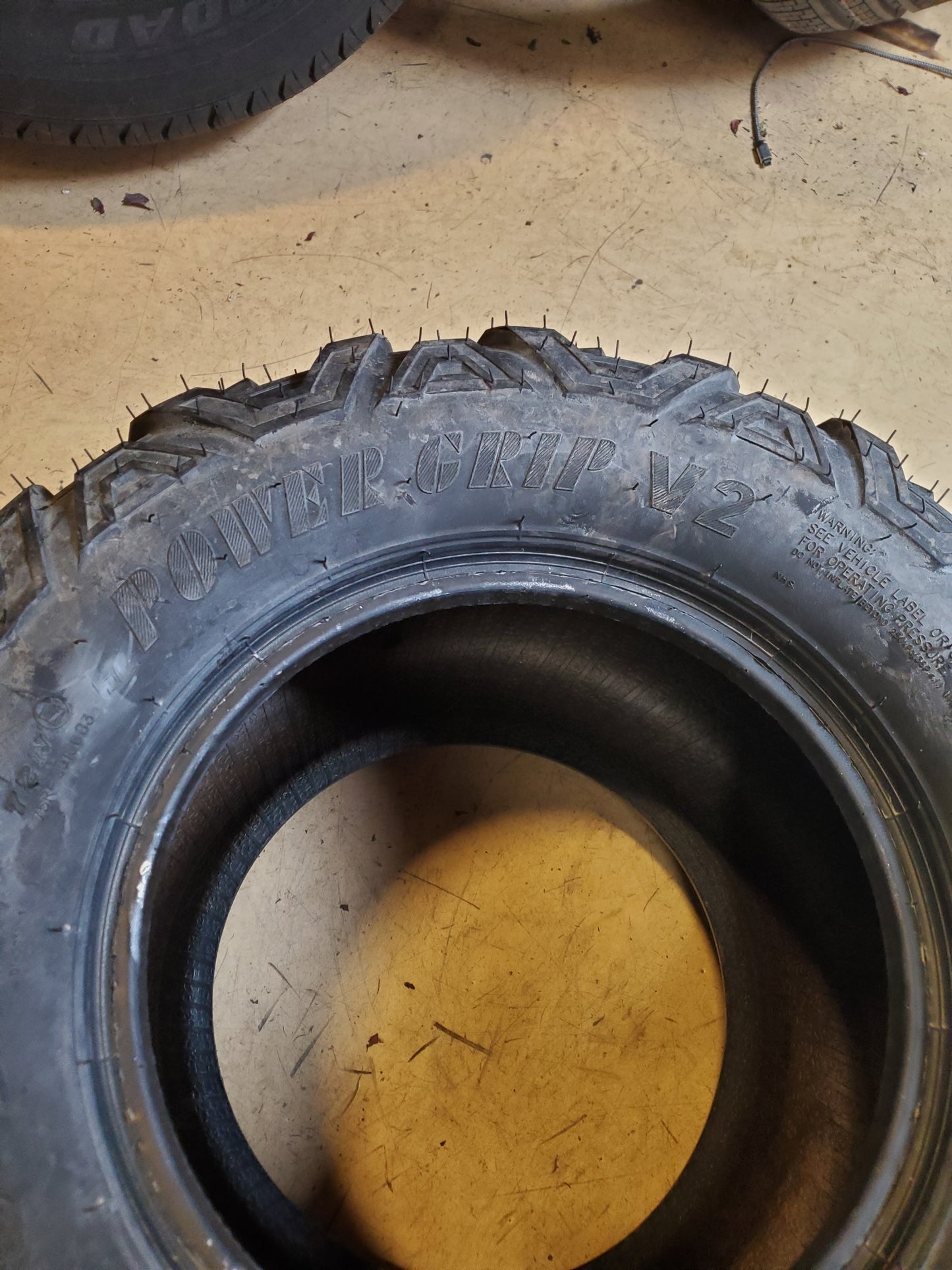 NOS DURO POWER GRIP V2 DI2039 BSW 26 11 12 72N 6PLY ATV/UTV TIRE 312039122611C