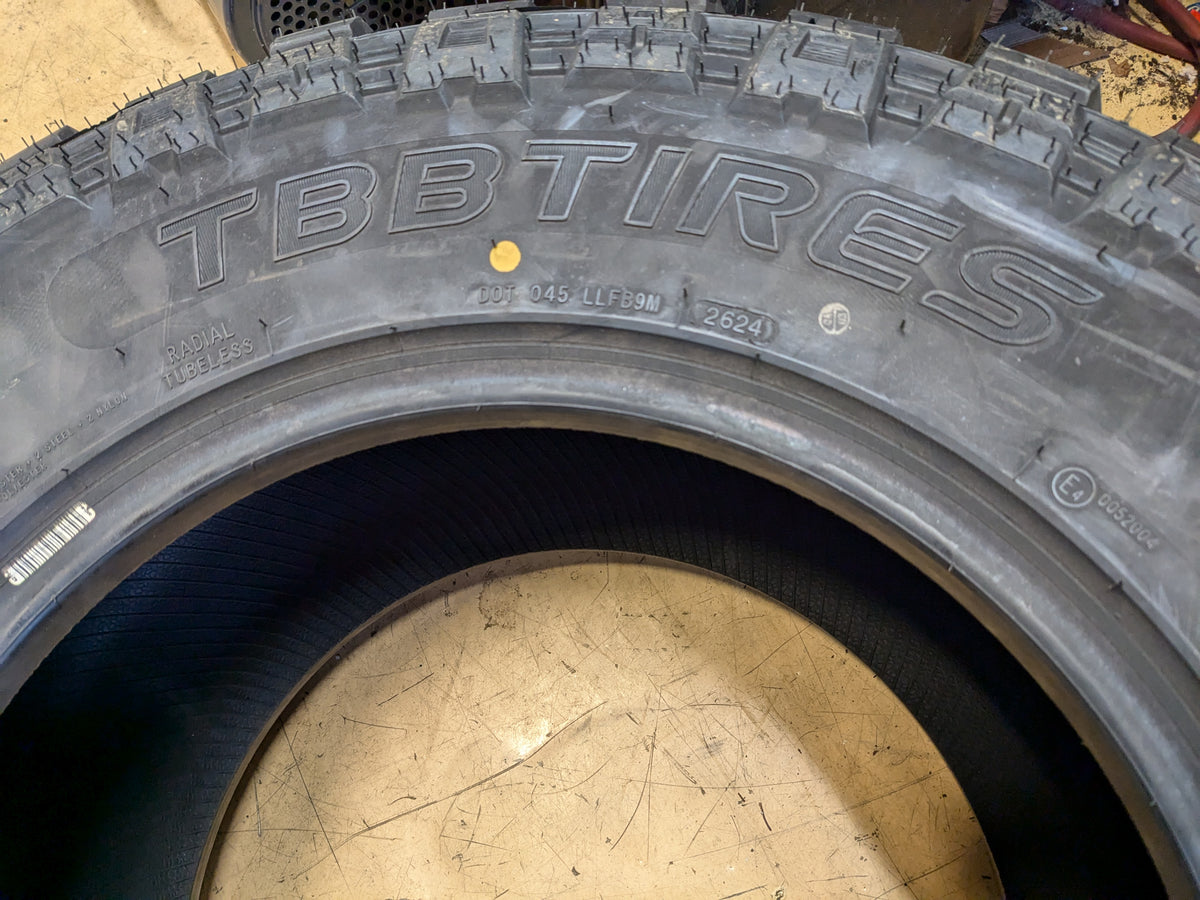 TBB TS-67 M/T BSW LT 33 12.50 17 120Q E MUD TERRAIN TIRE TBBP65181