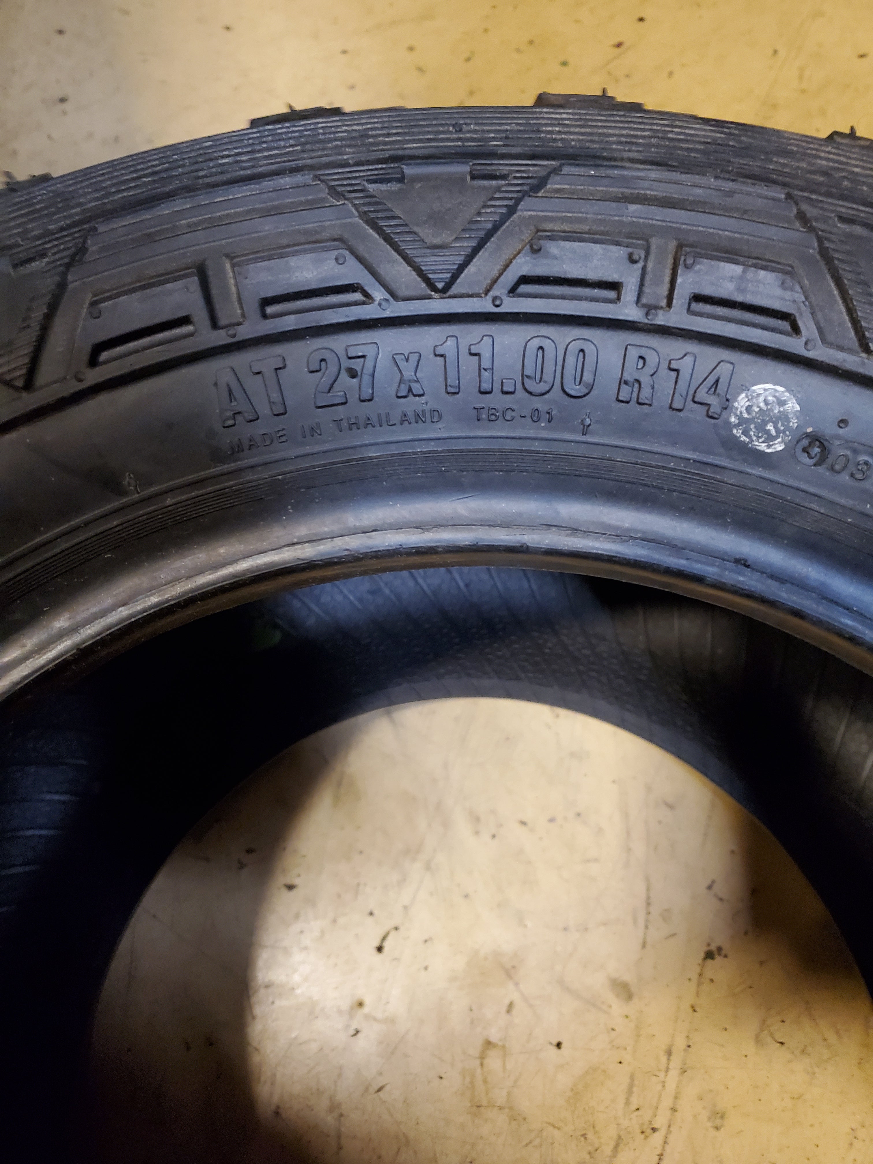 NOS POWER KING TERRAROK A/T BSW AT 27 11 14 81L 8PLY ATV/UTV TIRE TRA94