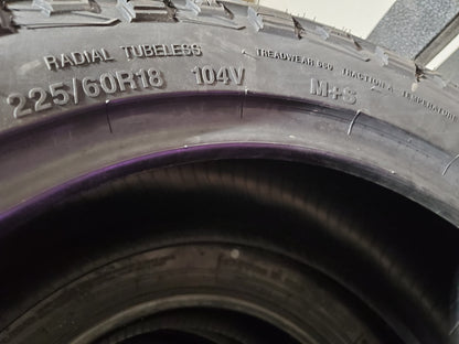 DELINTE DX 20 BANDIT X/T BSW P 225 60 18 104V XL EXTREME TERRAIN TIRE 833686