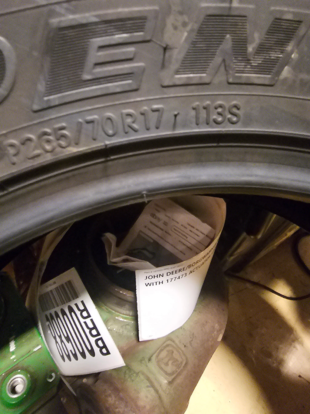2 NOS TOYO OPEN COUNTRY AT II 265 70 17 113S ALL TERRAIN TIRES 352000