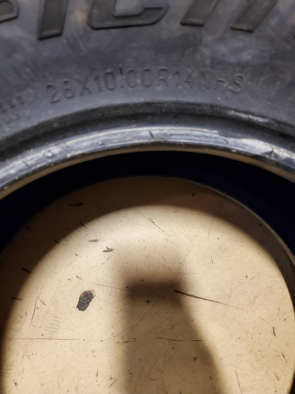 BFGOODRICH MUD-TERRAIN T/A KM3 BSW 28 10 14 8PLY ATV/UTV TIRE 33172