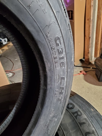 GOODYEAR G316 LHT FUEL MAX BSW LT 255 70 22.5 140/137M 16PLY COMMERCIAL TIRE 756067263