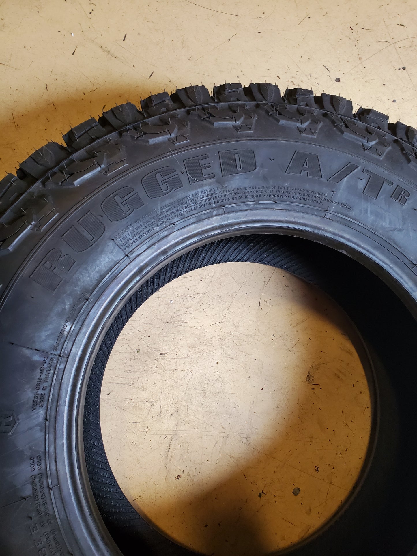 2 AMERICUS RUGGED A/TR BSW LT 235 75 15 116/113S 10PLY ALL TERRAIN TIRE AMD1723