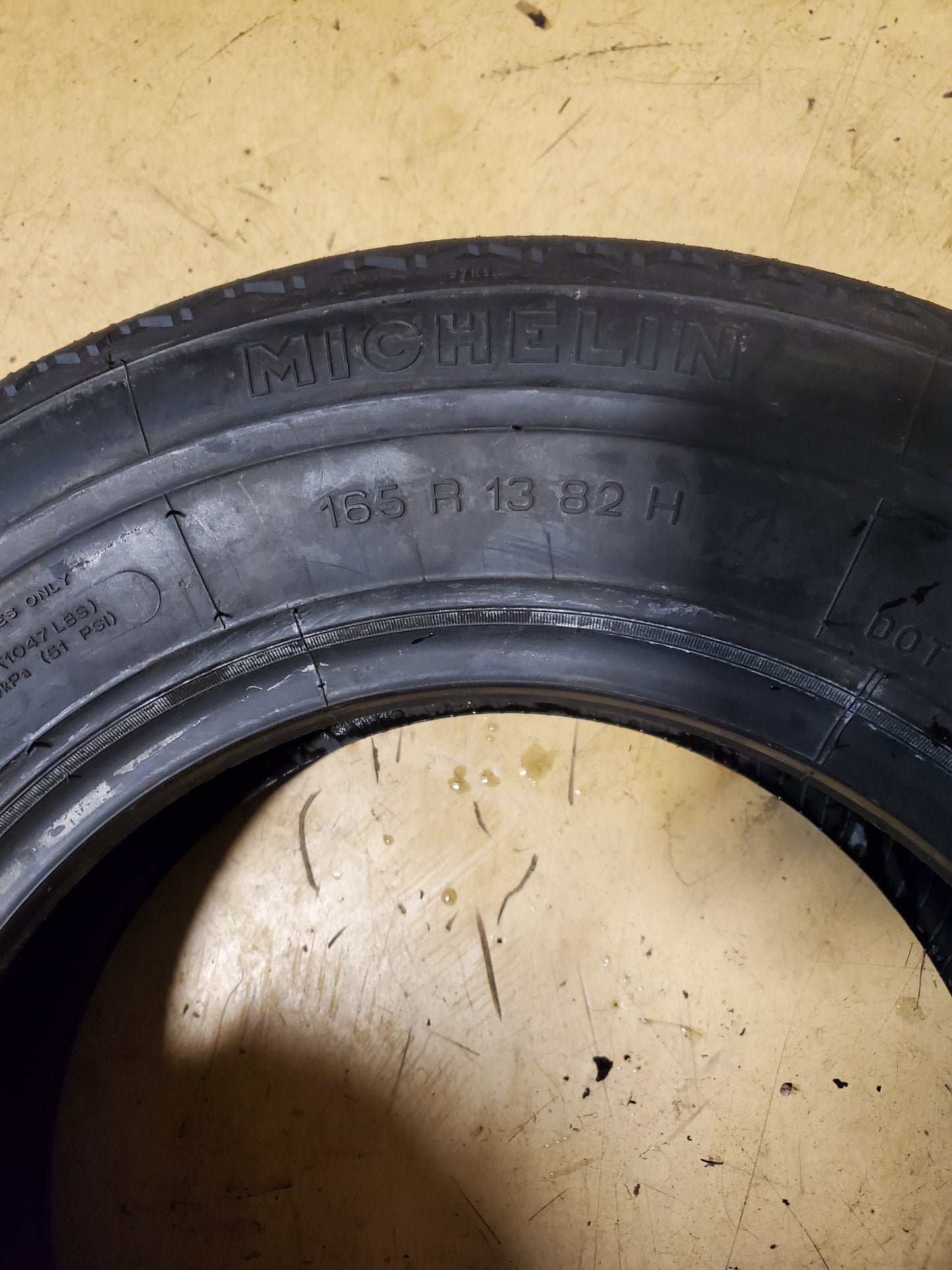 MICHELIN XAS FF BSW P 165 13 82H RALLY TIRE 6HR3XASFF