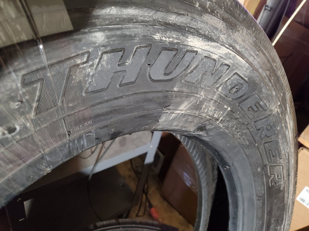 THUNDERER RA 401 BSW LT 8 19.5 124/122L 12PLY ALL POSITION TIRE TH9008