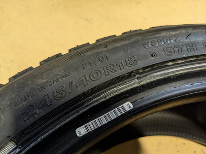 BRIDGESTONE BLIZZAK WS90 BSW P 245 40 18 97H XL WINTER TIRE 001116
