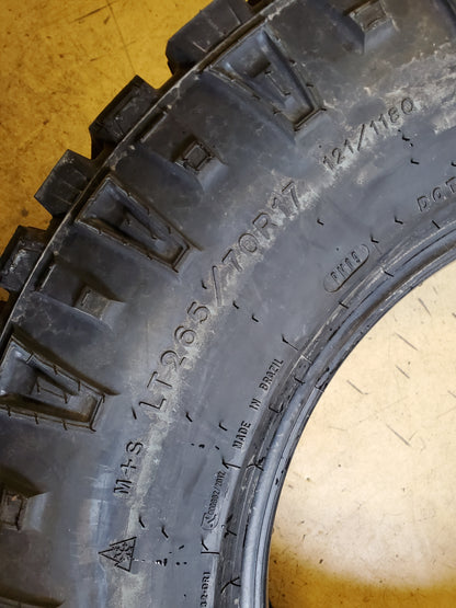 GOODYEAR WRANGLER DURATRAC STUDDED LT 265 70 17 121/118Q TIRE 312014142