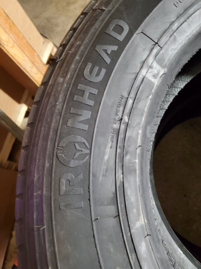 IRONHEAD IAR220 BSW LT 225 70 19.5 128/126L 14PLY ALL POSITION TIRE 5548293