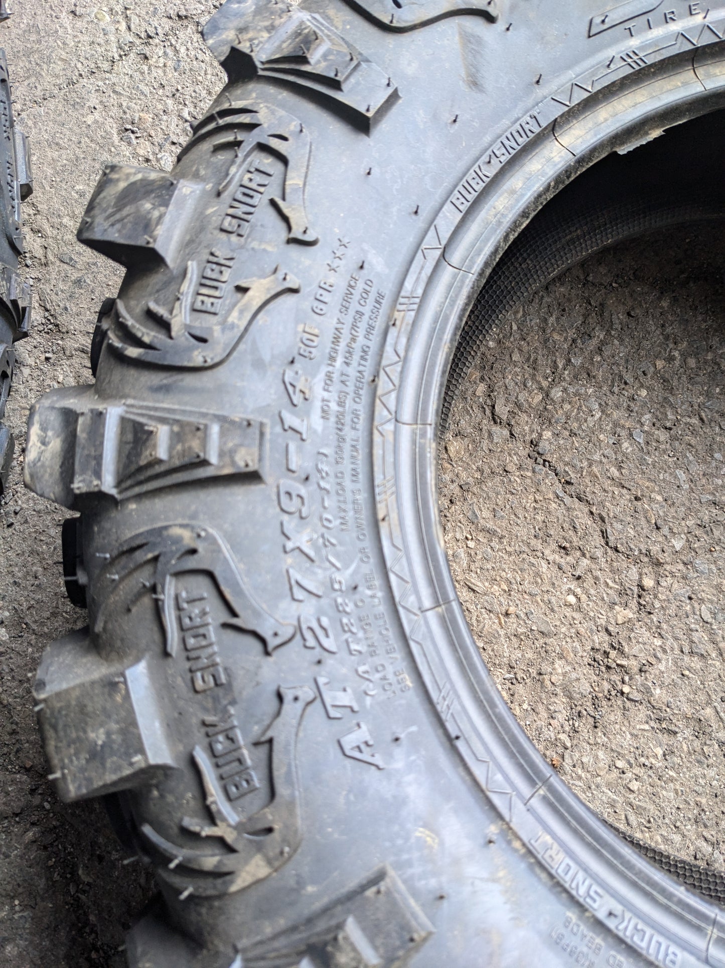 SEDONA BUCK SNORT S17B BSW AT 27 9 14 50F 6PLY ATV/UTV TIRE SNRT27914