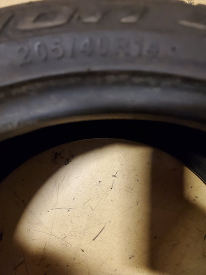 GTW FUSION GTR BSW  205 40 14 71J 4PLY GOLF CART TIRE GTWFG2054014