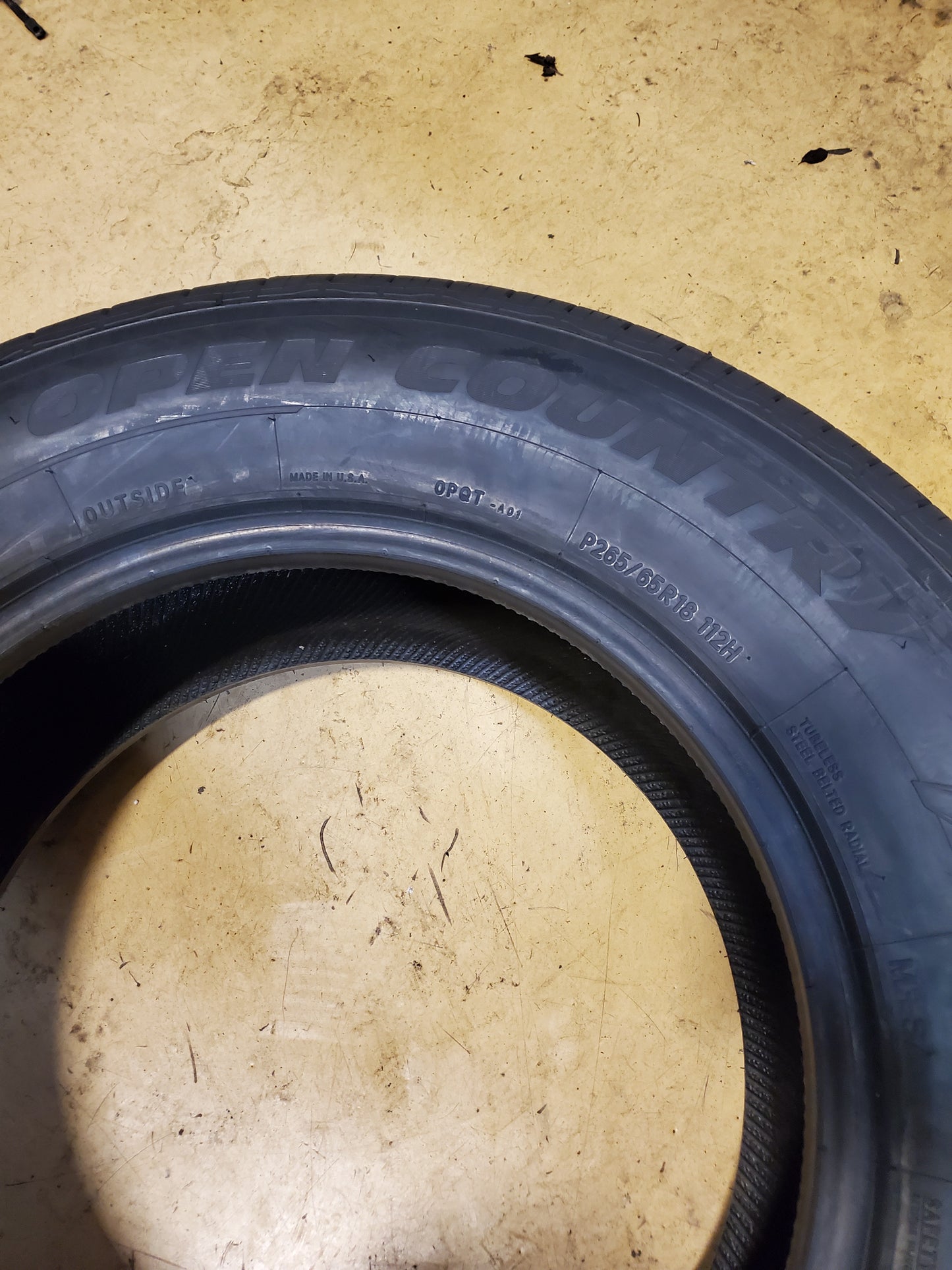 TOYO OPEN COUNTRY Q/T BSW LT 265 65 18 112H ALL SEASON TIRE 318150