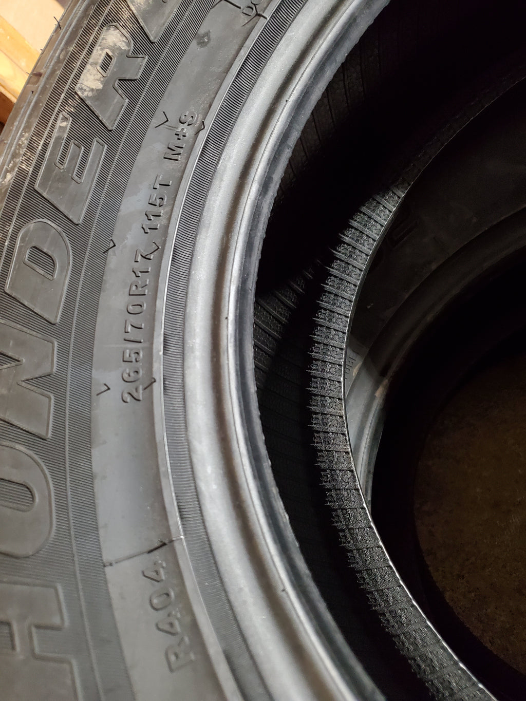 2 THUNDERER RANGER A/T R404 BSW P 265 70 17 115T ALL TERRAIN TIRE TH0635