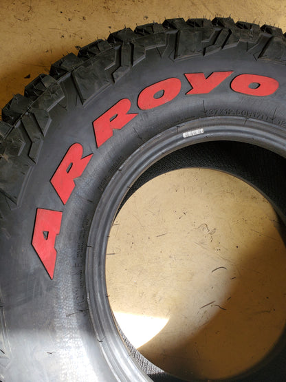 ARROYO TAMAROCK R/T BSW LT 37 12.5 17 128Q 12PLY RUGGED TIRE ATRT55