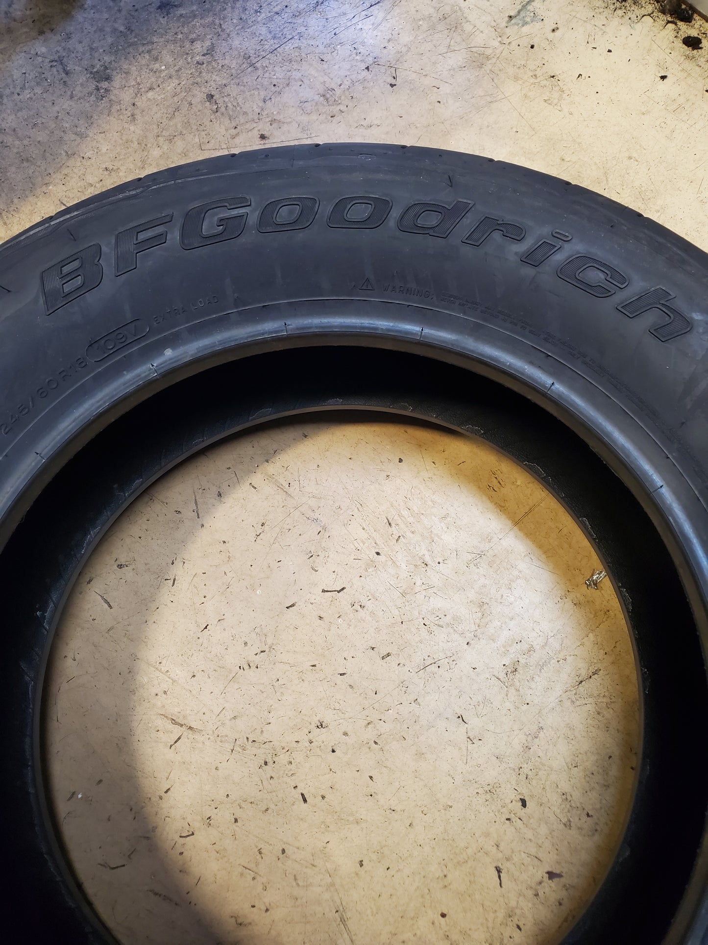 BFGOODRICH ELITE FORCE T/A BSW P 245 60 18 109V XL ALL SEASON TIRE 8272