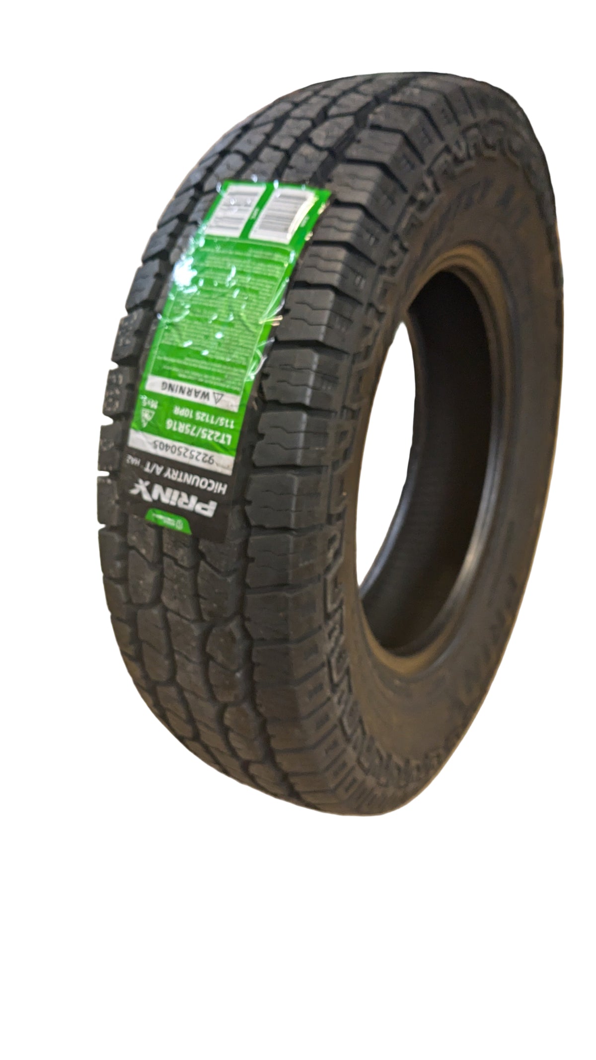 2 PRINX HICOUNTRY A/T HA2 BSW LT 225 75 16 115/112S 10PLY ALL SEASON 9225250405