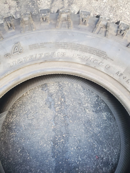 2 KANATI TRAIL HOG A/T-4 BSW LT 275 70 18 125/122Q 10PLY ALL TERRAIN TIRE LTH1827570E