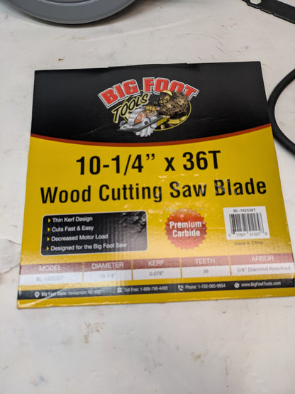 BIG FOOT BF-UG 10-1/4-INCH WORMDRIVE MAGNESIUM CIRCULAR SAW W/ SKIL MOTOR SC-1025SU