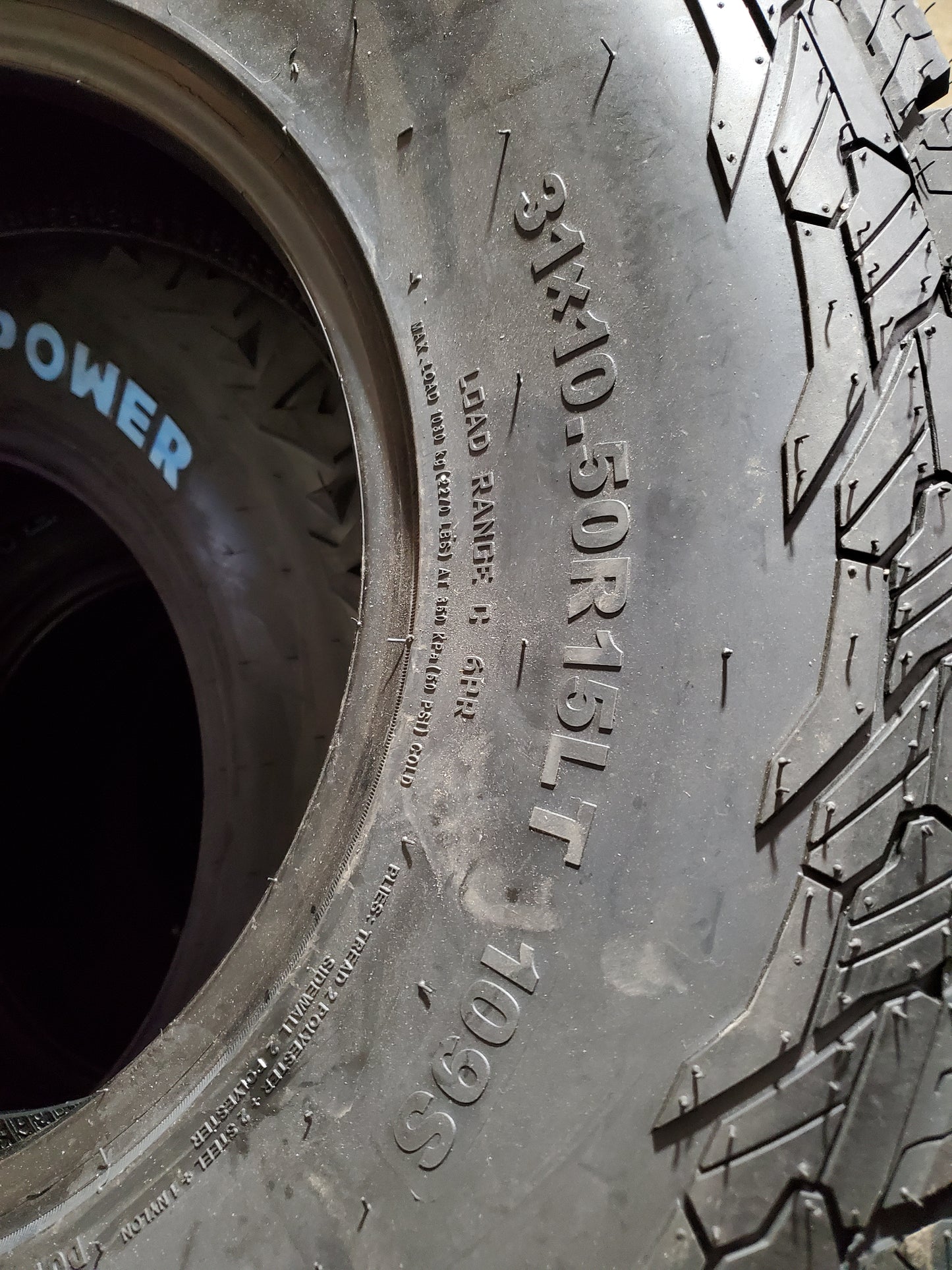 OTANI A/T SA2100 BSW LT 31 10.5 15 109S 6PLY ALL TERRAIN TIRE S140C