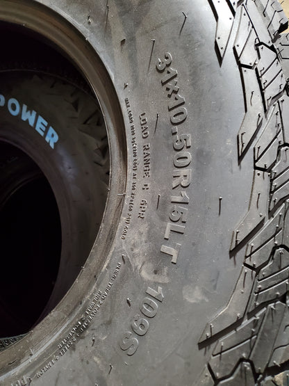 OTANI A/T SA2100 BSW LT 31 10.5 15 109S 6PLY ALL TERRAIN TIRE S140C
